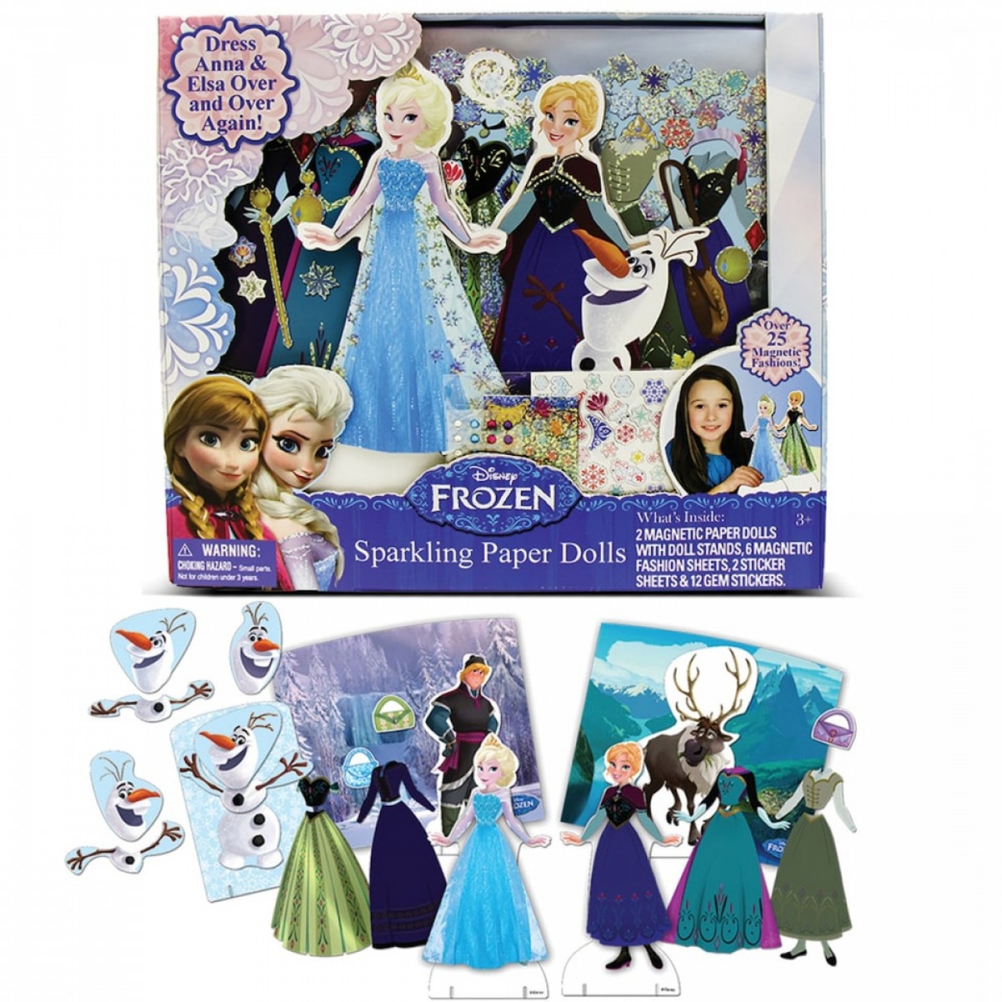 1440x1440 Disney Frozen Elsa Anna Magnetic Paper Doll Set Soidergi