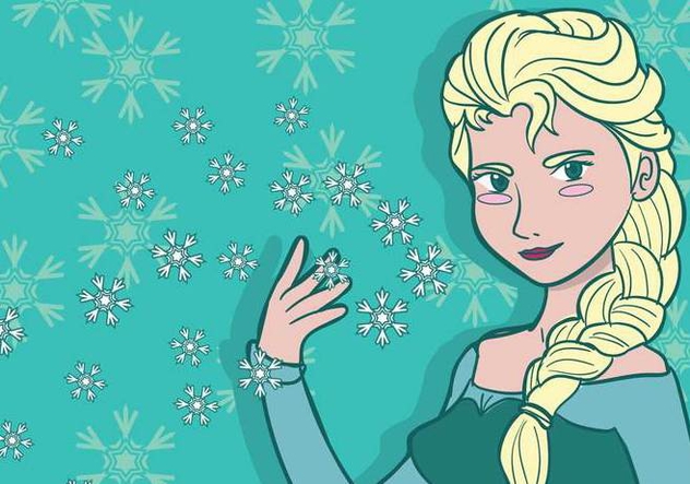 632x443 Elsa Frozen Illustration Free Vector Download Cannypic