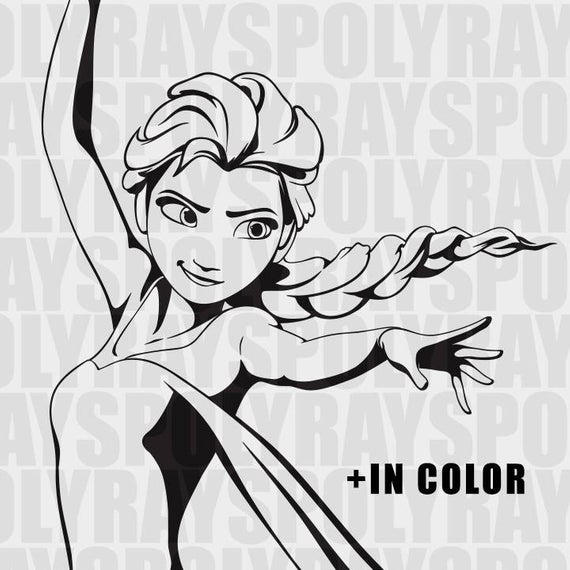 570x570 Frozen Disney Frozen Vector Elsa Elsa Png Etsy