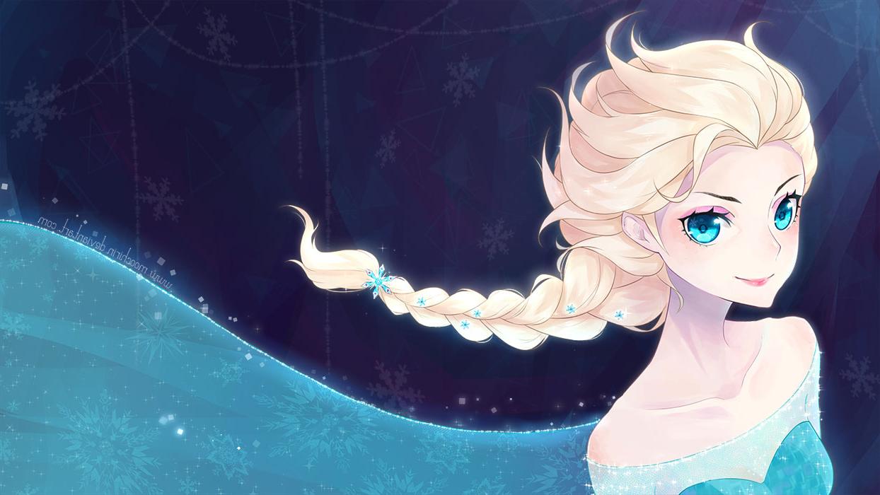 1244x700 Top Frozen Elsa Vector Art Wallpaper Drawing