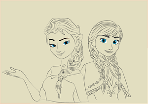 300x212 Elsa Anna Logo Vector