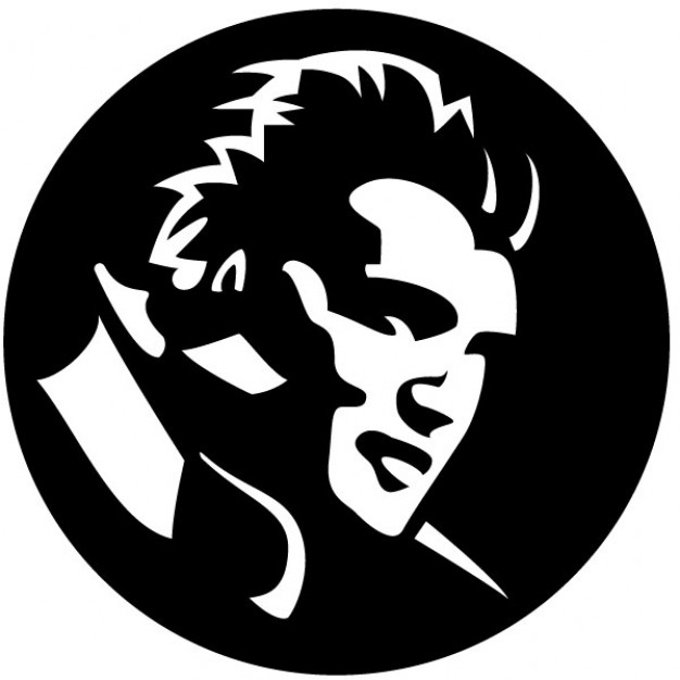 Elvis Presley Portrait Black Illustration Vector Free Download 626x626 Elvis Presley Portrait Black Illustration Vector Free Download