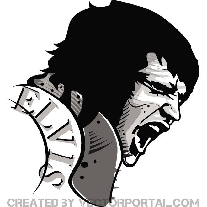 Free Elvis Presley Vector Image Files, Vectors Graphics 660x660 Free Elvis Presley Vector Image Files, Vectors Graphics