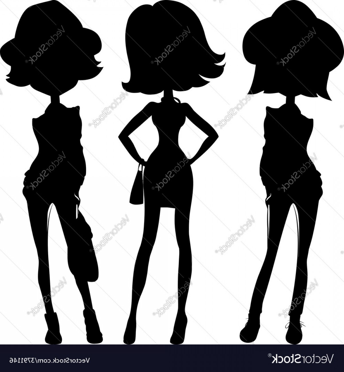 Silhouette Fashion Girls Top Models Vector Hoodamathrun 1200x1296 Silhouette Fashion Girls Top Models Vector Hoodamathrun