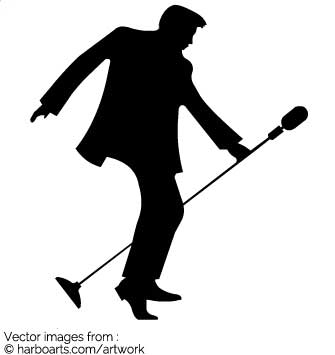 335x355 Download Elvis Rocking Silhouette