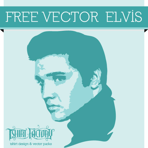 500x500 Free Vector Elvis Free Vector Art Tshirt Factory