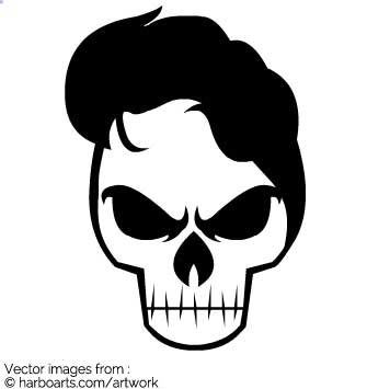 335x355 Download Elvis Skull