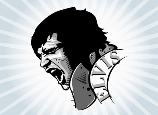 518x379 Elvis Illustration Vector