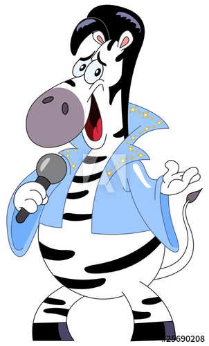 Elvis Zebra 302x500 Elvis Zebra