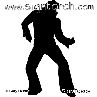 320x320 Elvis Signtorch, Turning Images Into Vector Cut Paths