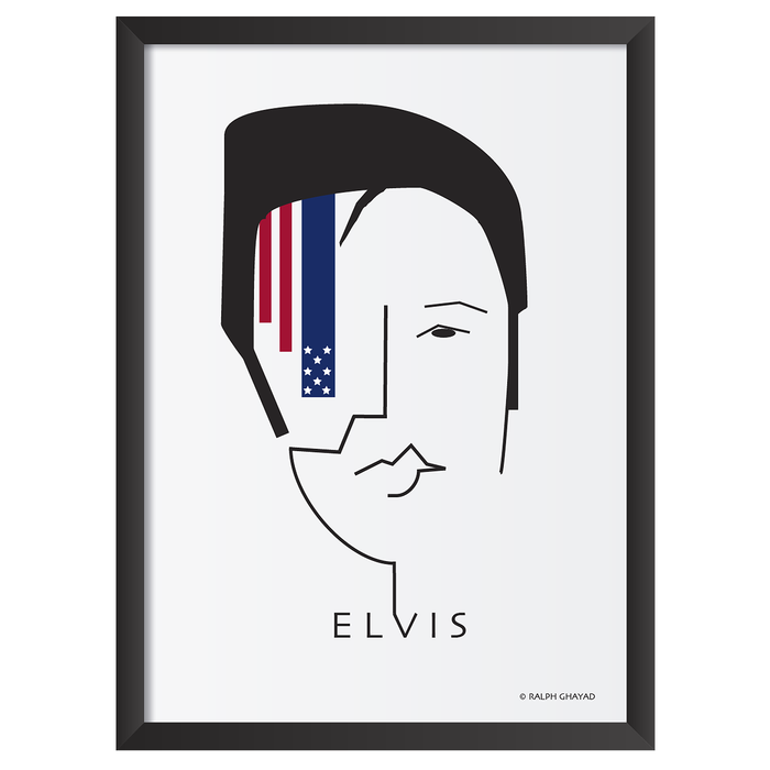 Elvis Presley Art Frame Nabilnet 700x700 Elvis Presley Art Frame Nabilnet
