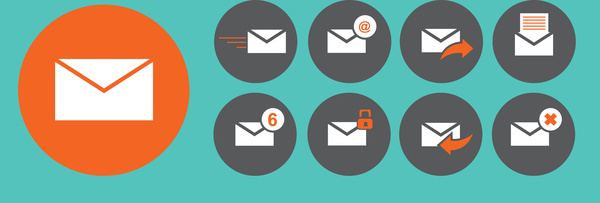 600x203 Email Icon Vector Free Vector Download