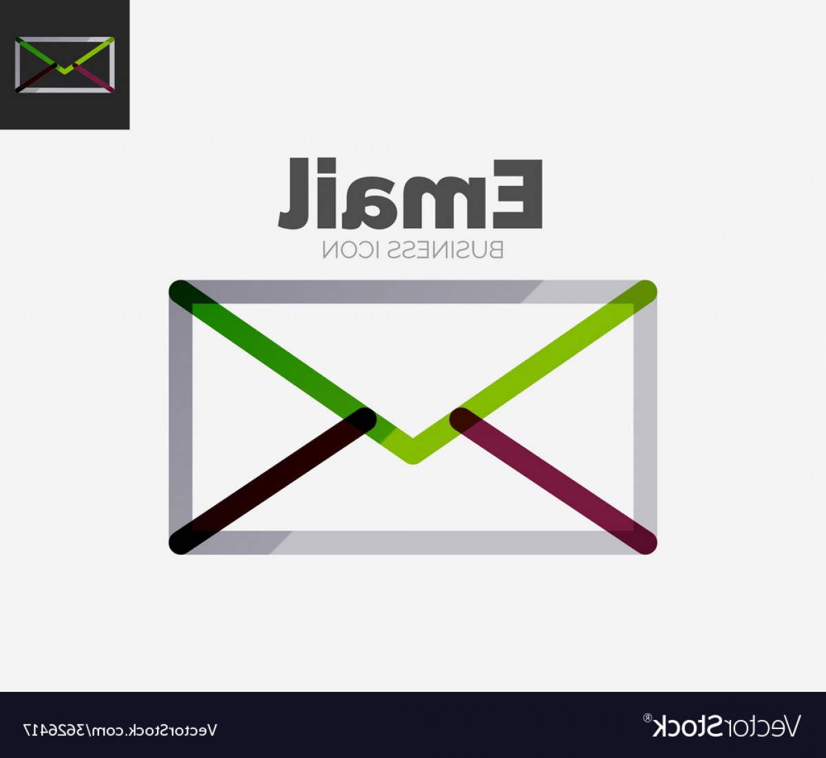 1200x1100 Minimal Line Design Logo Email Icon Vector Cqrecords