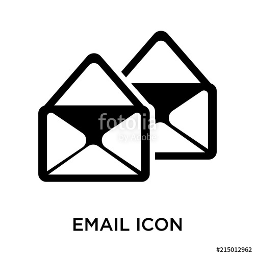 500x500 Email Icon Isolated On White Background Modern And Editable Email