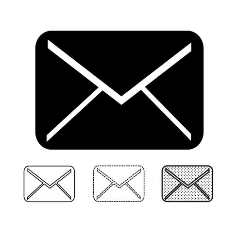 Email And Mail Icon Vector 490x490 Email And Mail Icon Vector