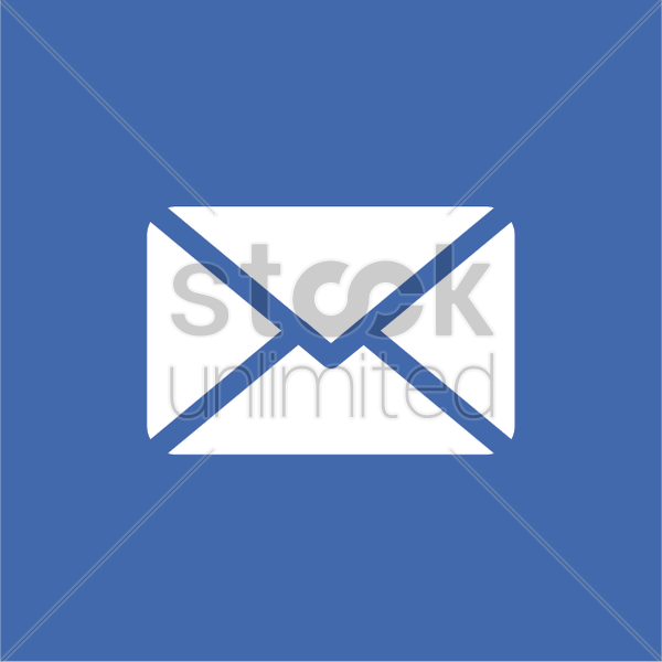 600x600 Email Symbol Vector Image