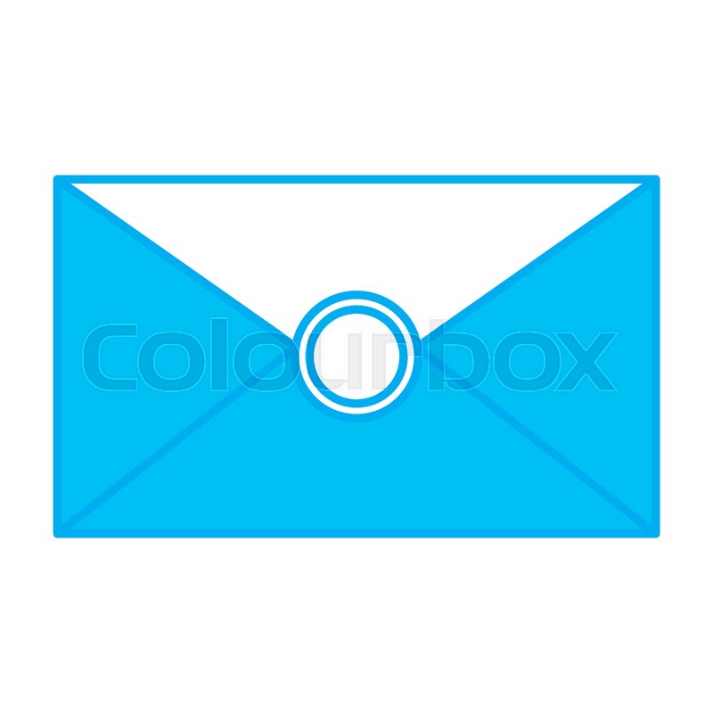 800x800 Mail Or Email Symbol Icon Vector Stock Vector Colourbox