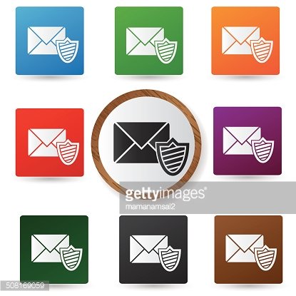 415x415 Email Symbol,colorful Buttons,vector Premium Clipart