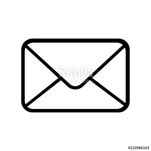 Email Icon Outline Email Icon Isolated On White Background Vector 500x500 Email Icon Outline Email Icon Isolated On White Background Vector