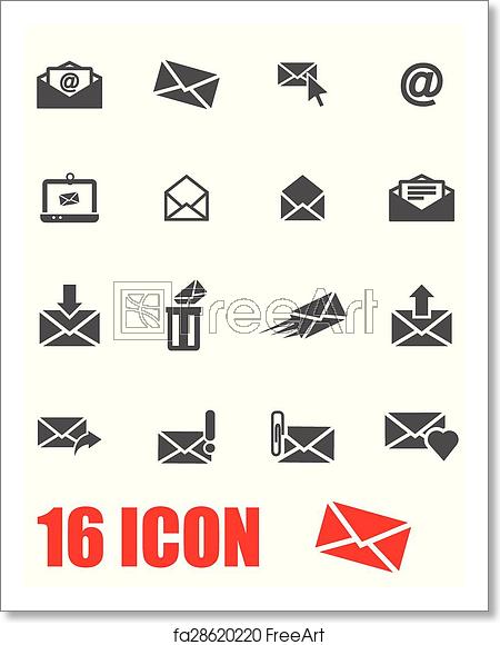 Free Art Print Of Vector Grey Email Icon Set Vector Grey Email 450x580 Free Art Print Of Vector Grey Email Icon Set Vector Grey Email