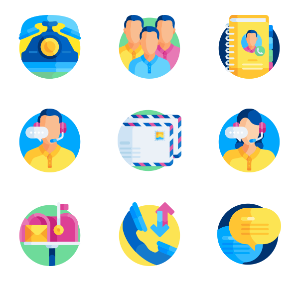 600x564 Email Icons