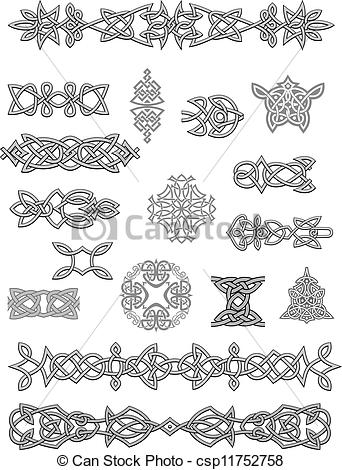 342x470 Celtic Ornaments And Embellishments For Design And Decorate