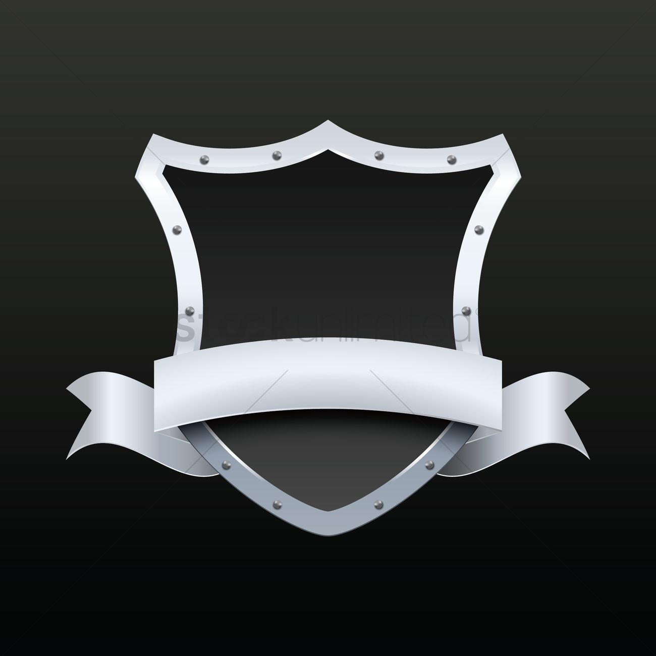 1300x1300 Shield Emblem Vector Image