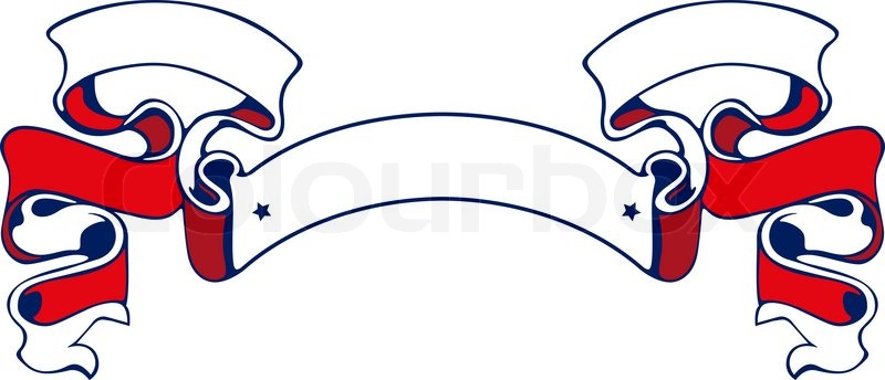 800x344 Vintage Ribbon Emblem Vector Stock Vector Colourbox