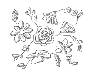 310x255 Emrderty Embroidery Flower Vector Free Graphics Uihere