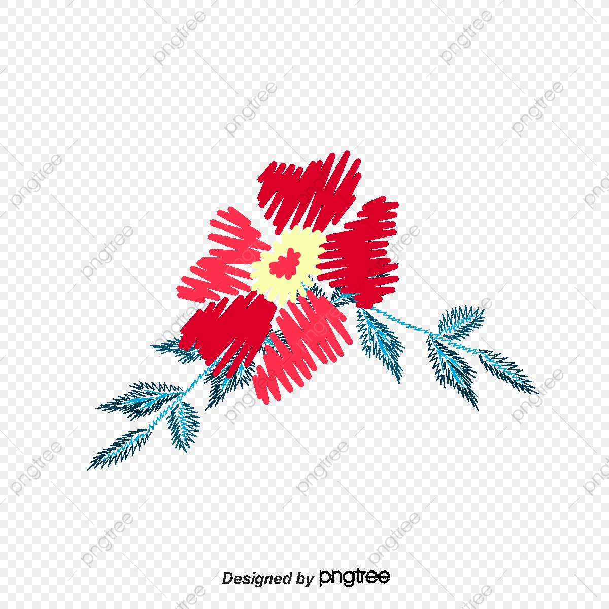 1200x1200 Embroidered, Hand Embroidery, Flowers Shading, Color Png