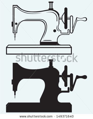 Embroidery Machine Vector