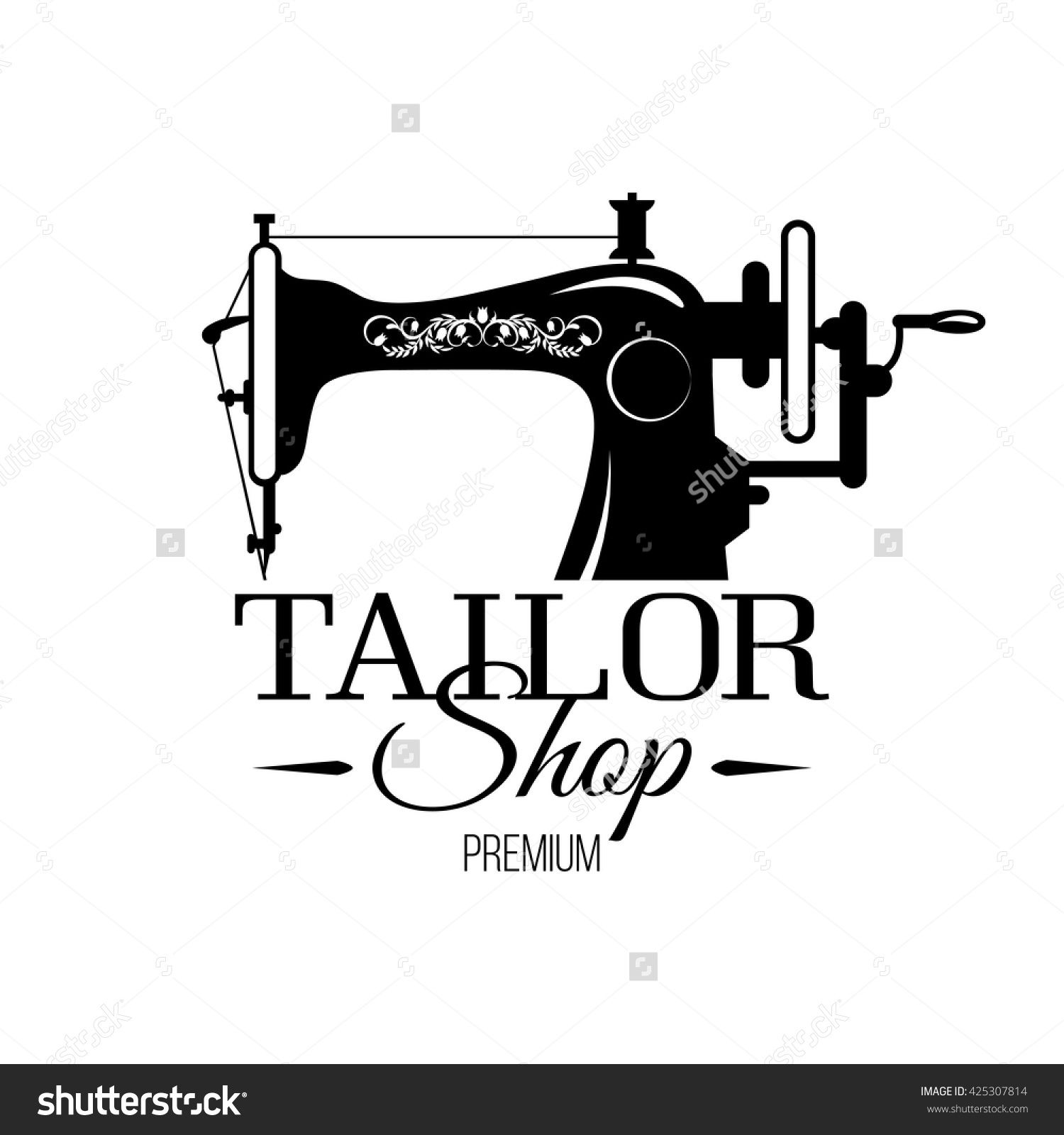 1500x1600 Tailor Shop Banner Or Tailor Workshop Banner Vector
