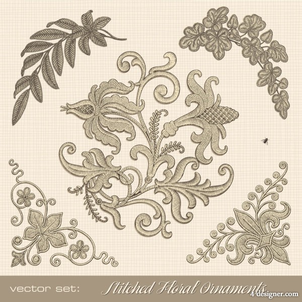 Embroidery Designs Sketch at PaintingValley.com | Explore collection of