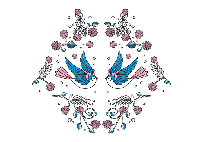 700x490 Embroidery Free Vector Art