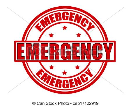 450x367 Emergency Stamp With Word Emergency Inside, Vector Illustration