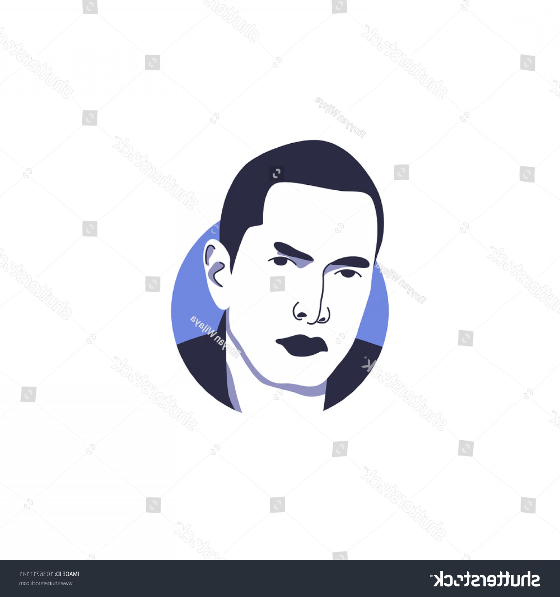 1800x1920 Famous Rapper Known Jrabbit Eminem Vector Soidergi