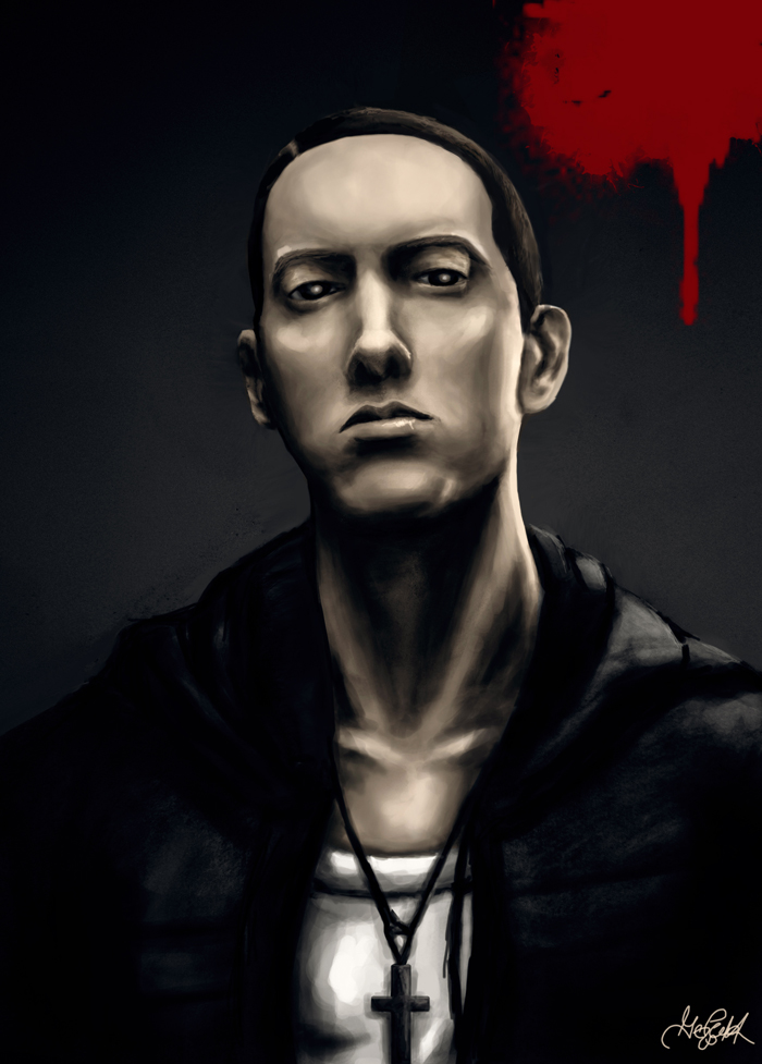 700x977 Digital Painting Eminem