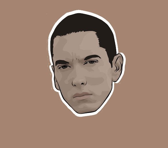 584x516 Your Art Plug On Twitter Eminem Vector Art