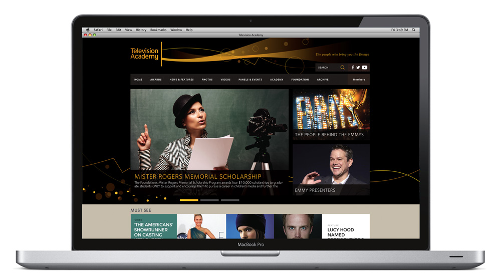 1000x559 Brand New New Logo And Identity For The Television Academy