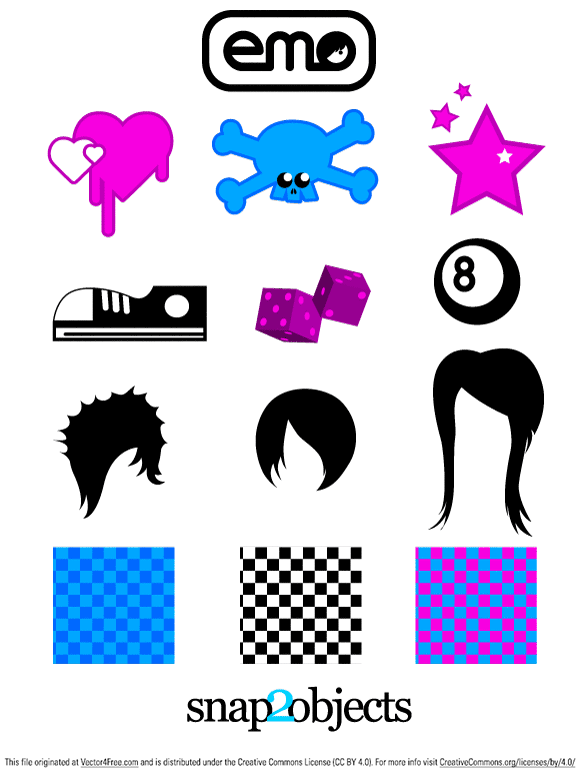 580x776 Free Free Vector Design Elements Emo Files, Vectors