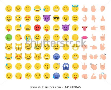 450x362 Emoji Icon Set