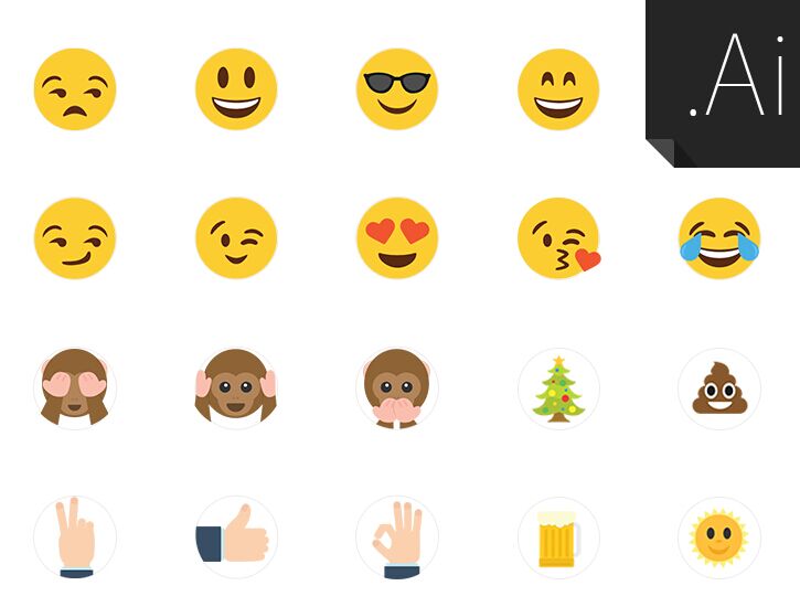 725x550 Pictures Of Emoji Icons Vector