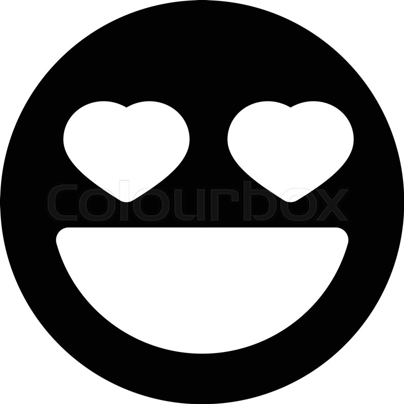 Fall In Love Emoji Stock Vector Colourbox 800x800 Fall In Love Emoji Stock Vector Colourbox