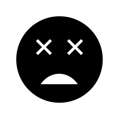 Dead Emoji Vector Icon 490x490 Dead Emoji Vector Icon
