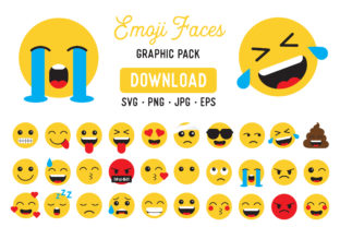 312x208 Emoji Vector Clipart Pack Graphic