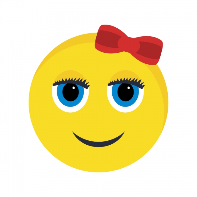 640x640 Girl Emoji Vector Icon, Girl, Emoji, Emoticon Png And Vector
