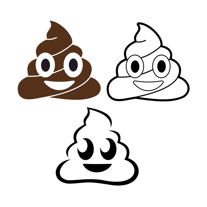 690x690 Poop Emoji Design Dxf Png Cdr Pdf Vectordesign