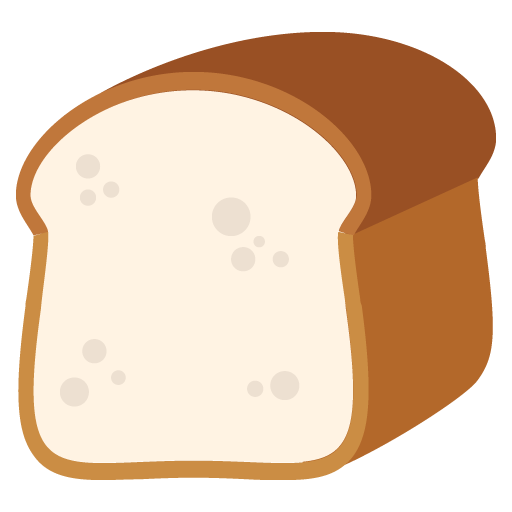 512x512 Bread Emoji Vector Icon Free Download Vector Logos Art Graphics