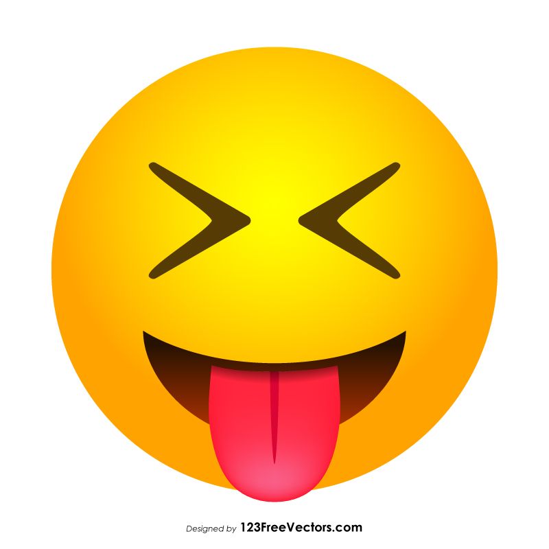 Face With Stuck Out Tongue And Tightly Closed Eyes Emoji Vector 800x800 Face With Stuck Out Tongue And Tightly Closed Eyes Emoji Vector