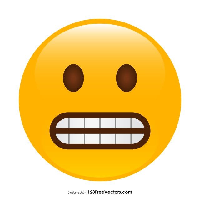Grimacing Face Emoji Vector Emojizzzz Emoji, Emoticon 640x640 Grimacing Face Emoji Vector Emojizzzz Emoji, Emoticon